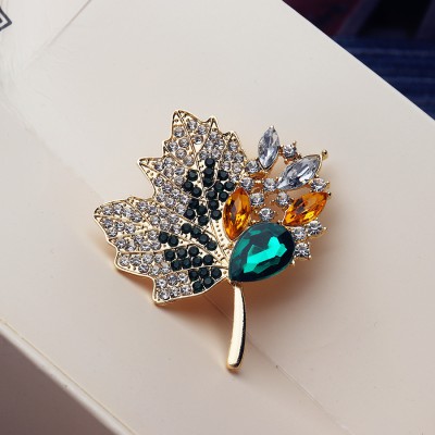 Rhinestone Maple Leaf