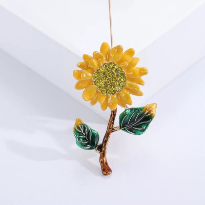 Sunflower Brooch