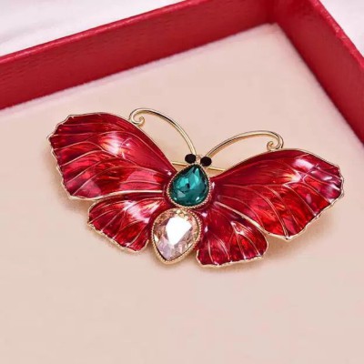 Enamel Butterfly Brooch