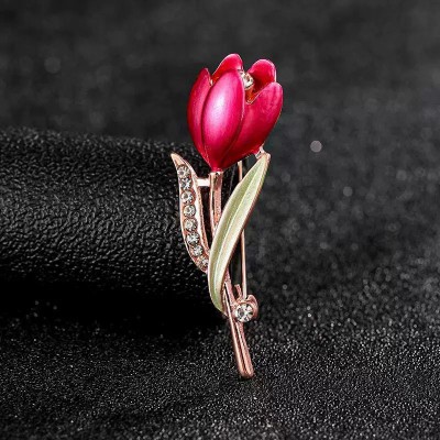 Tulip Brooches