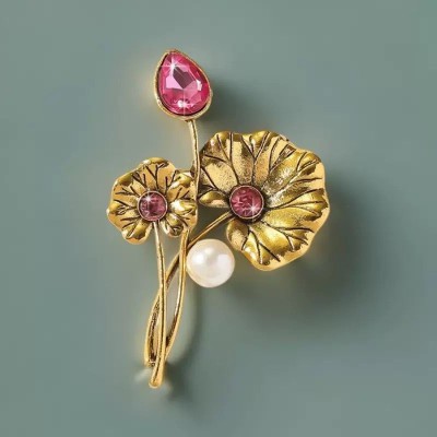 Lotus Leaf Brooch