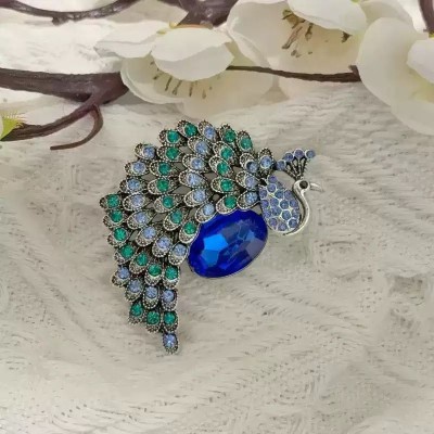 Peacock Brooch