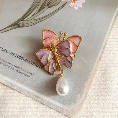 Double Butterfly Brooch