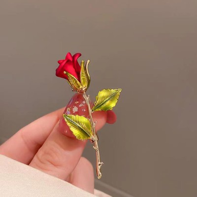 Rose flower Brooch