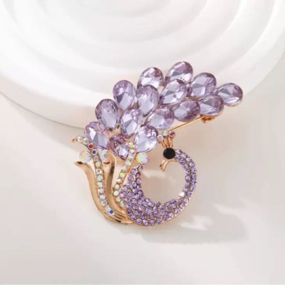 Crystal Phoenix Brooch