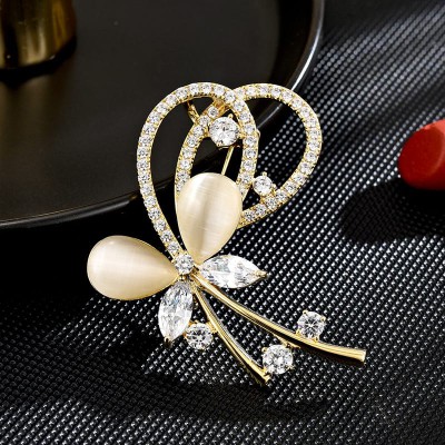 Crystal Brooch