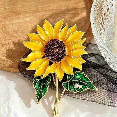 Sunflower Brooch