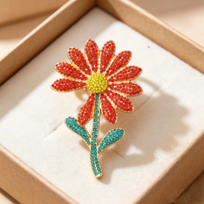 Sunflower Brooch